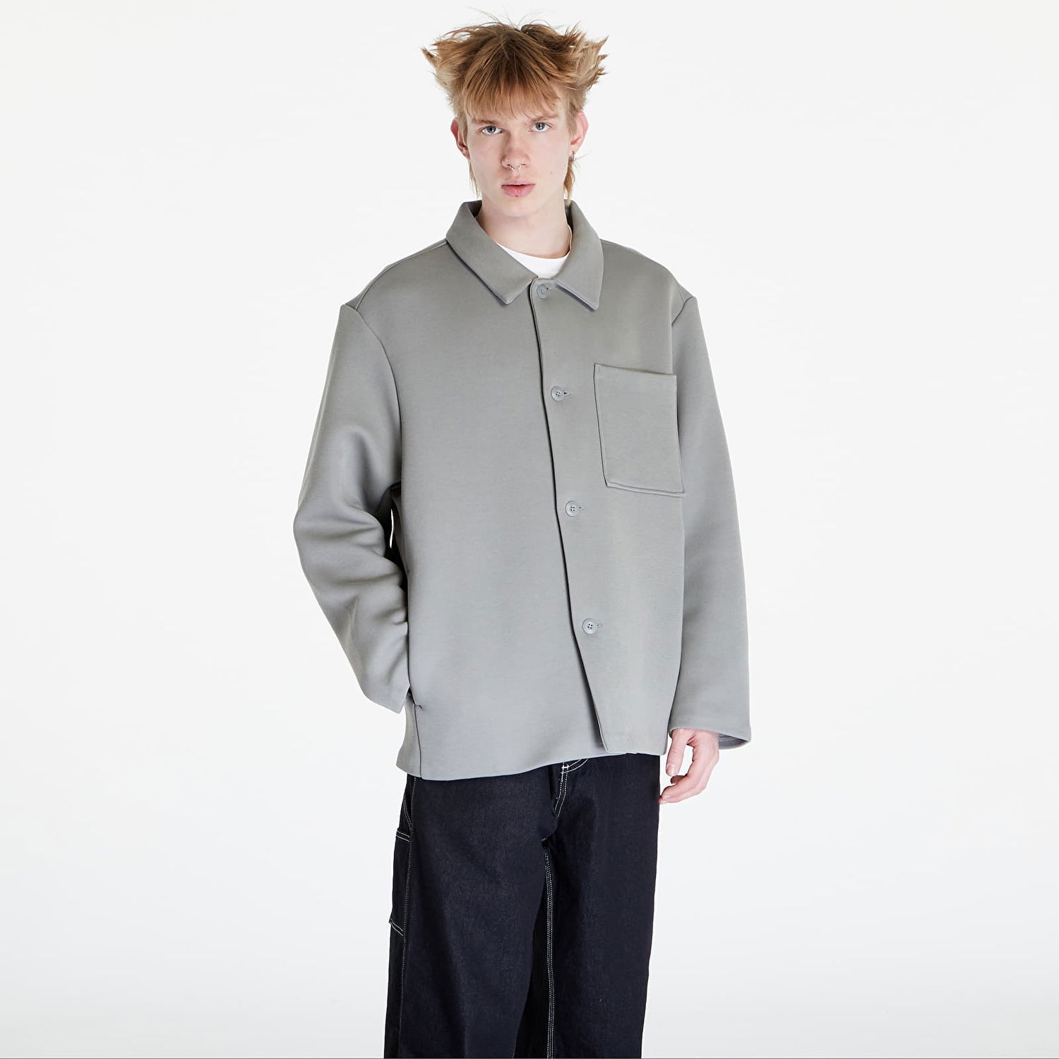 Яке Nike Sportswear Tech Fleece Reimagined Oversized Shacket "Dark Stucco" Сиво | FB8167-053, 0