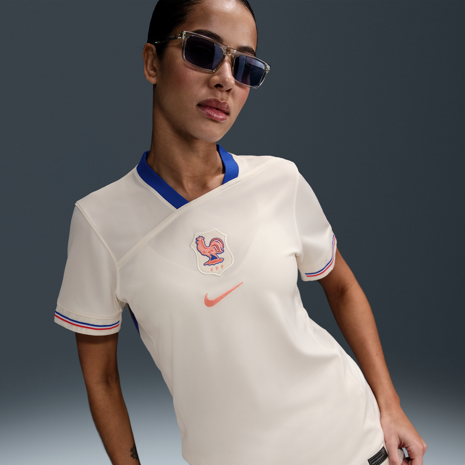 Фланелка Nike FFF Stadium 2025 Dri-FIT Replica Jersey Бяло | FZ9129-110, 0
