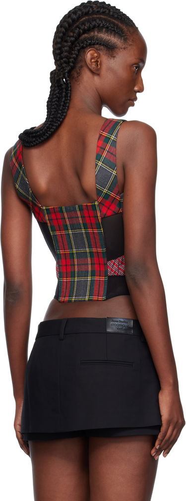 Съкратен топ Vivienne Westwood Vivienne Westwood Juliet Plaid Corset Top Многоцветен | 1503004D-W0176-, 2