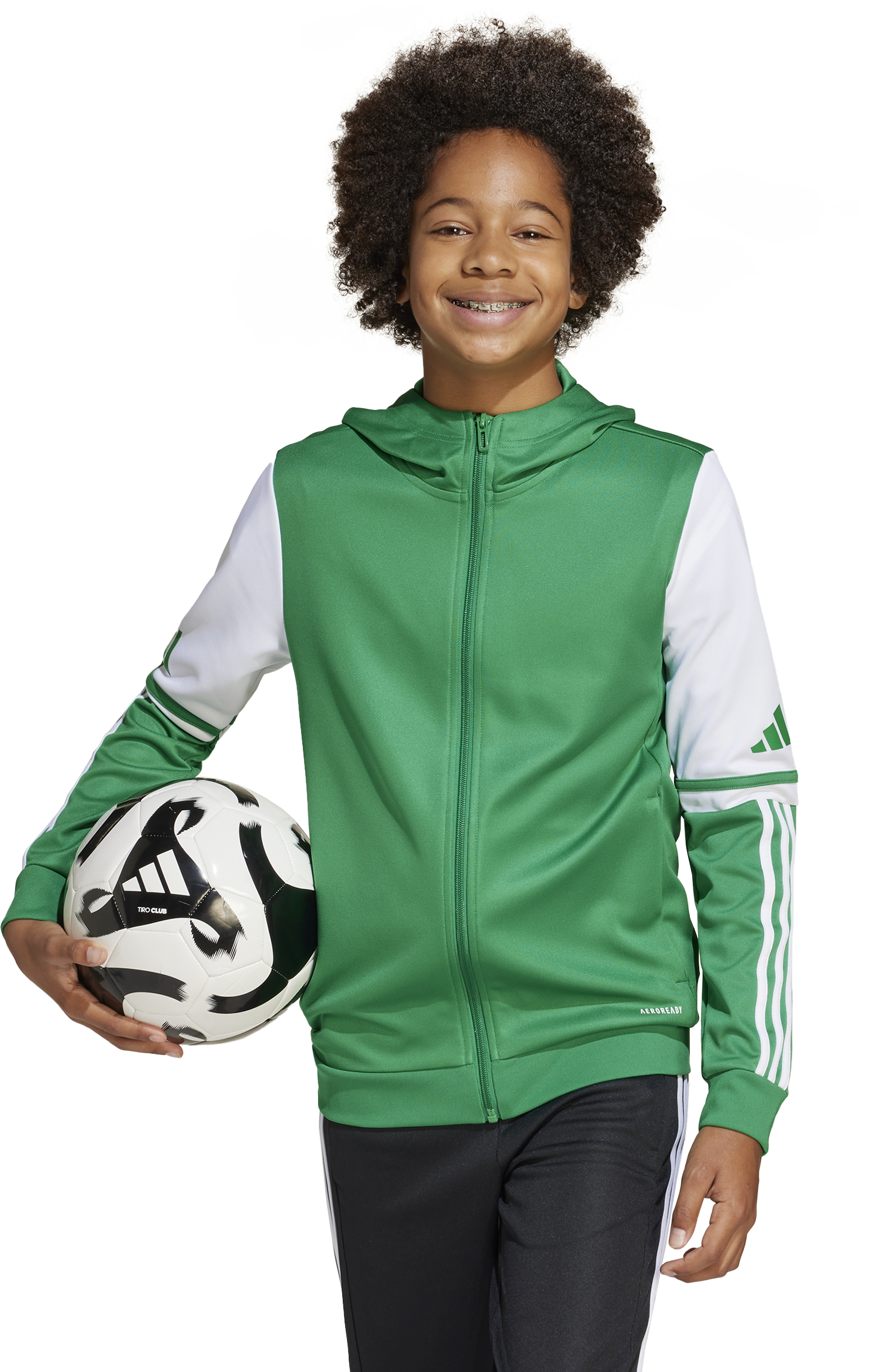 Суитчър adidas Originals Squadra 25 Hooded Jacket Зелено | jp3163, 1