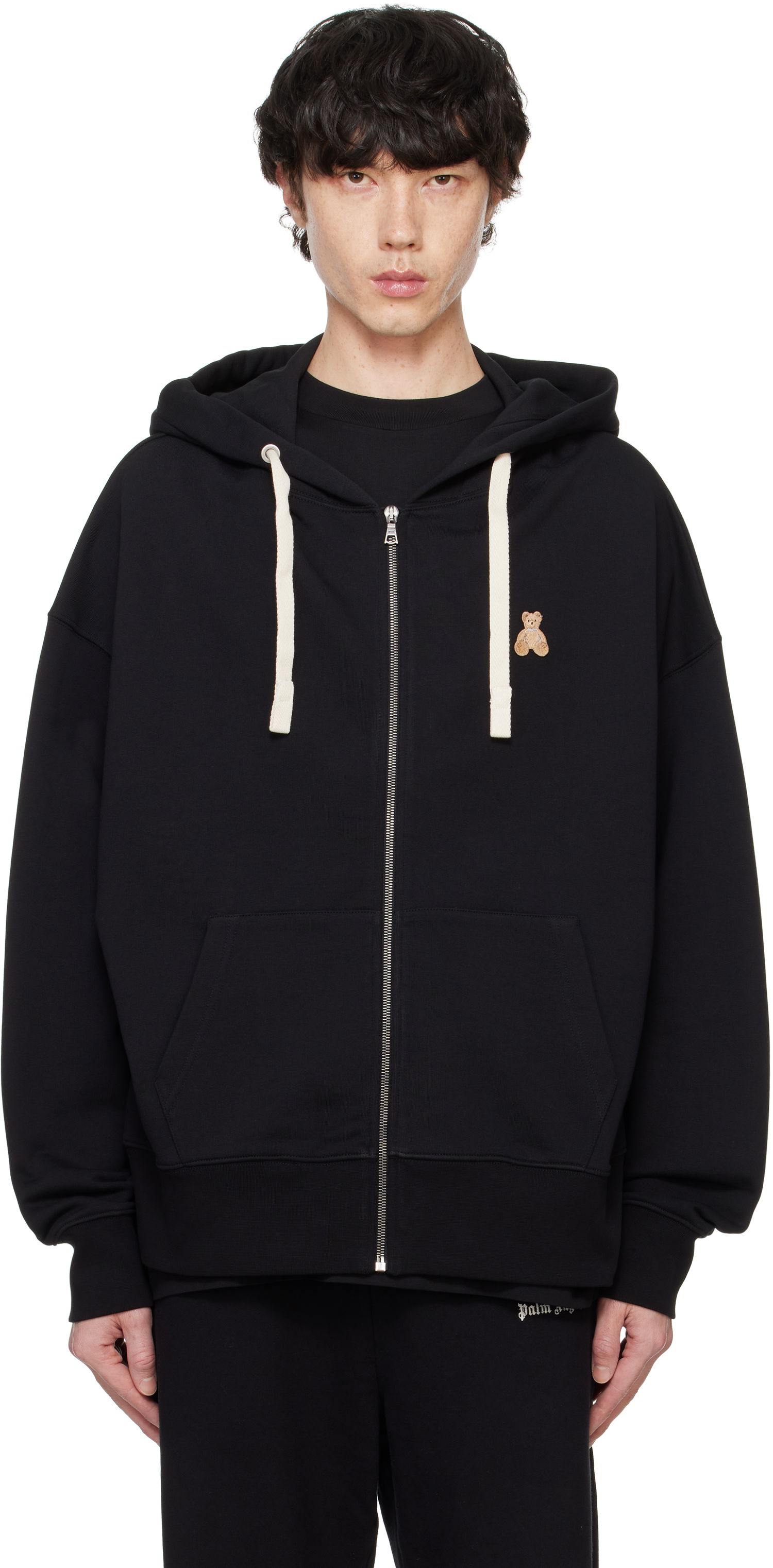 Суитчър Palm Angels Zipped Черно | PMBE021F24FLE0011060, 0