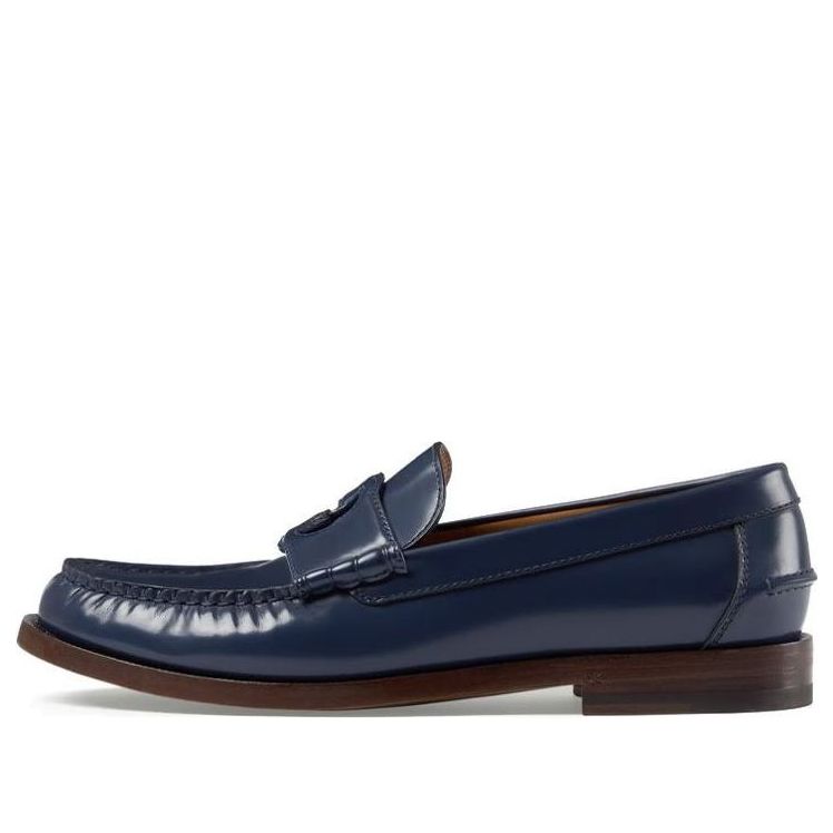 Кецове и обувки Gucci Interlocking G Loafers Синьо | 738470-17X00-4157, 0