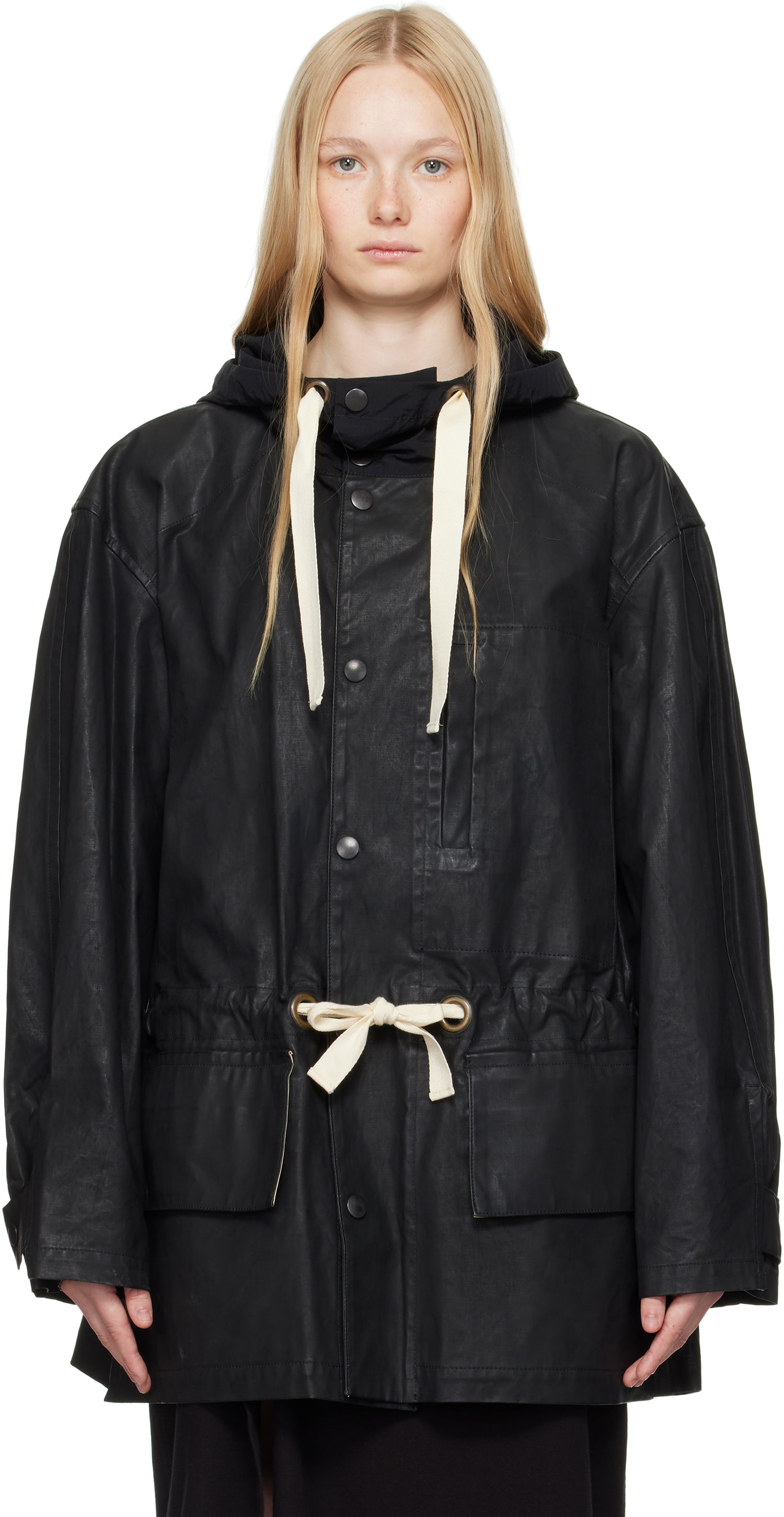Парка LEMAIRE Lemaire Hooded Parka Jacket Черно | OW1125 LF1366, 0