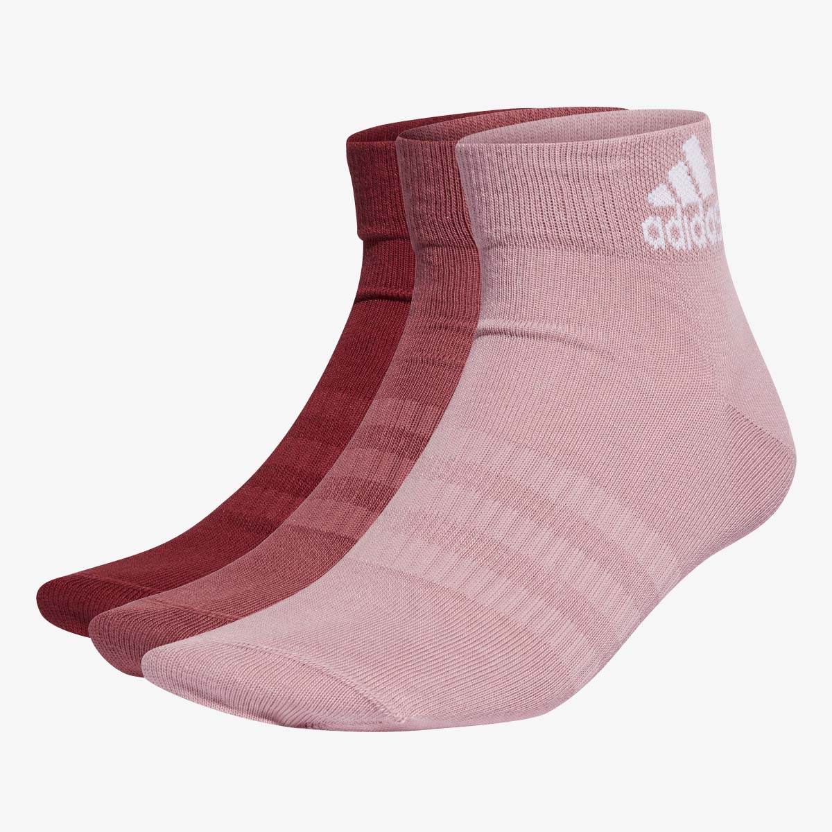 Чорапи adidas Performance Performance Ankle Socks 3-Pack Червено | HE4997, 1