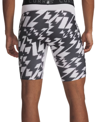 Къси панталони Under Armour Curry Lightning Bolt Printed Compression Shorts Сиво | 1379829-103, 2