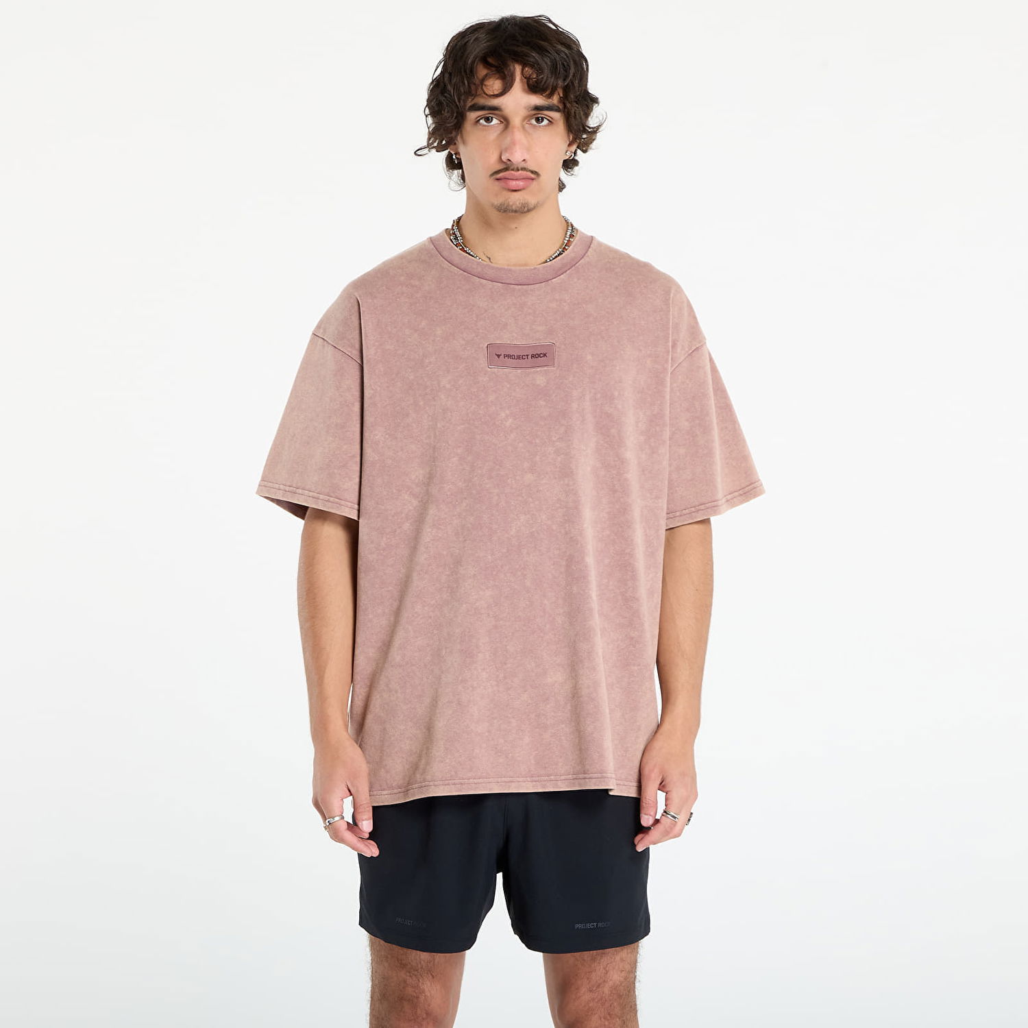 Тениска Under Armour Project Rock Hwt OS Tee Розово | 6006763-651, 0