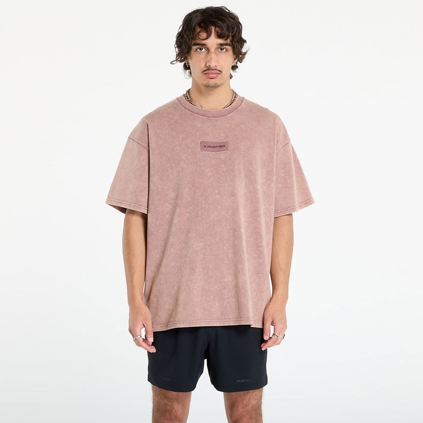 Тениска Under Armour Project Rock Hwt OS Tee Розово | 6006763-651