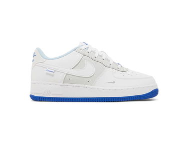 Кецове и обувки Nike Air Force 1 LV8 "Just Stitch It - Hyper Royal" GS Бяло | FB1844-111, 0