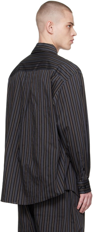 Риза LEMAIRE Lemaire Striped Regular Shirt Черно | SH1095 LF1247, 2