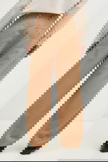 Панталони Carhartt WIP Cotton OG Single Knee Loose Fit Pant Бежово | I033754.2FS4J, 2