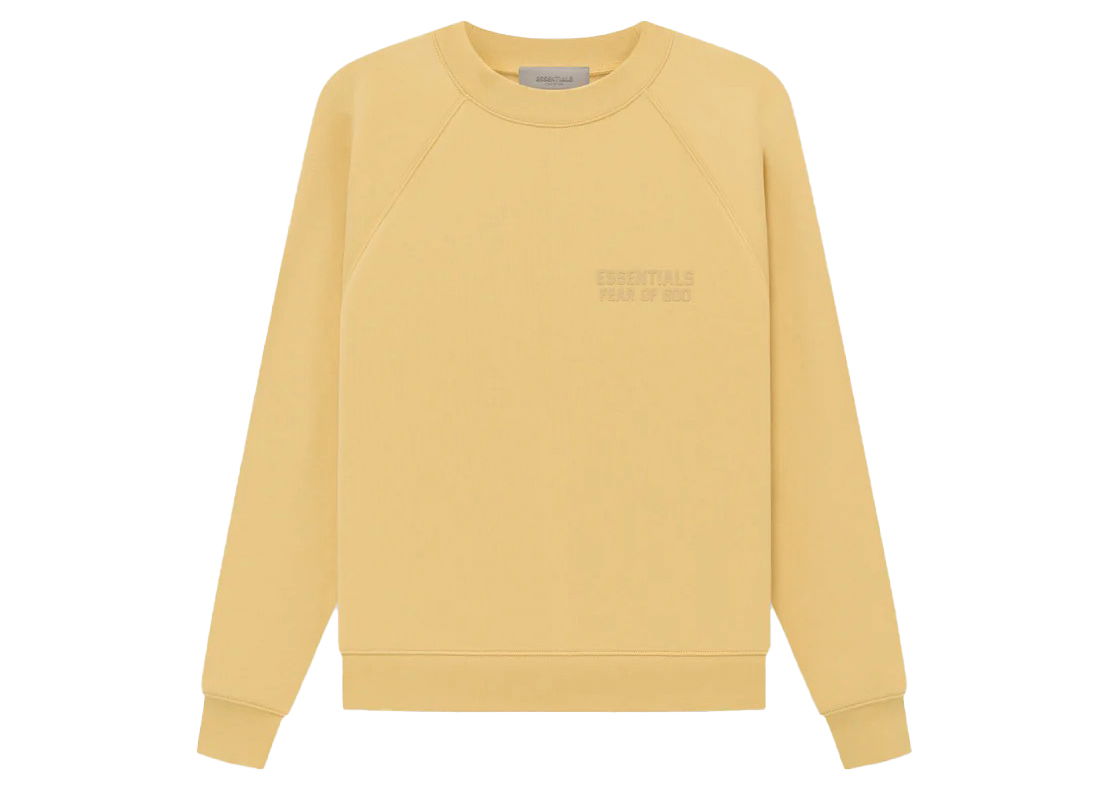 Суитчър Fear of God Essentials Crewneck Sweatshirt Light Tuscan Жълто | 192BT222042F, 0