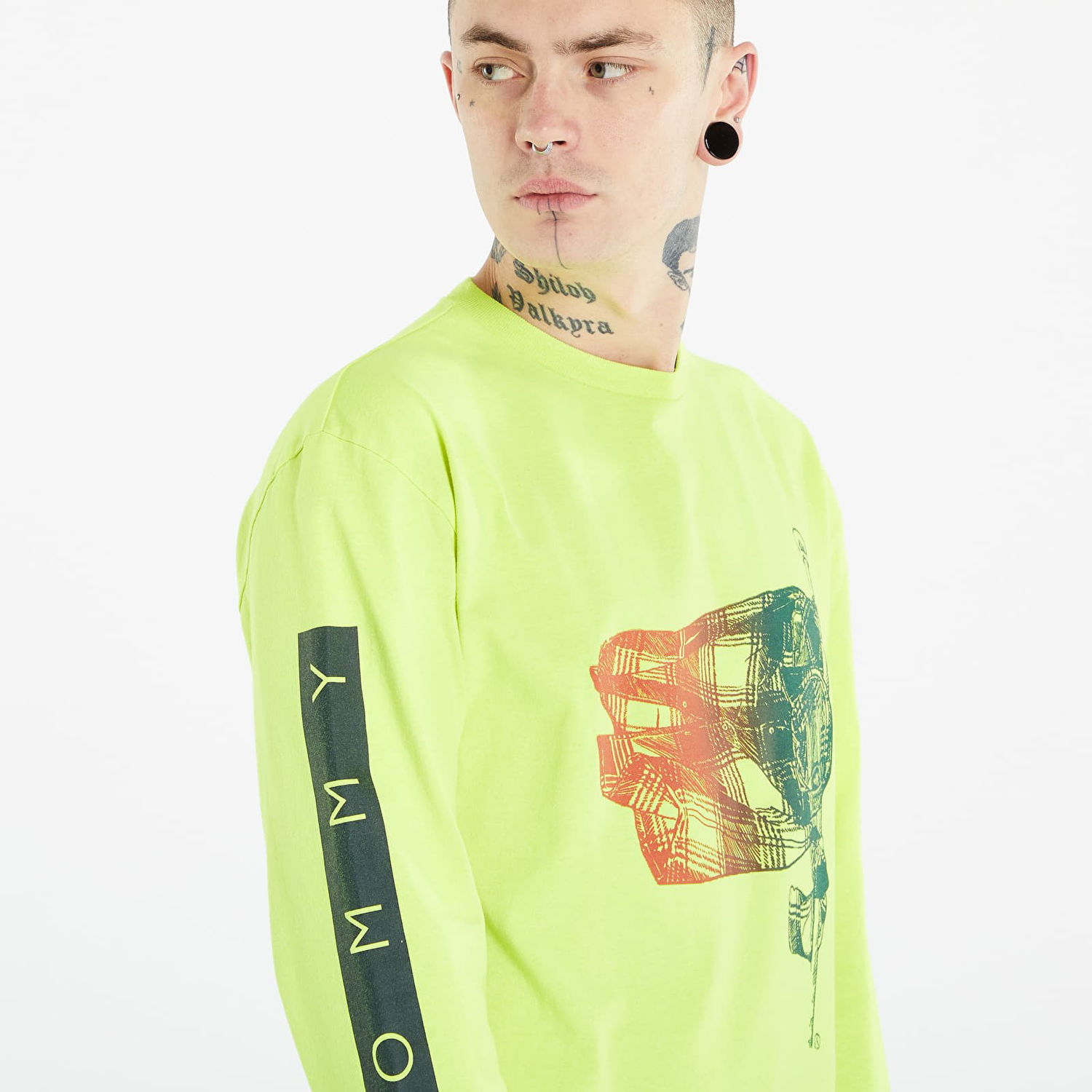 Тениска Tommy Hilfiger x Aries Long Sleeve Tee Жълто | DM0DM16549 ZAA, 0