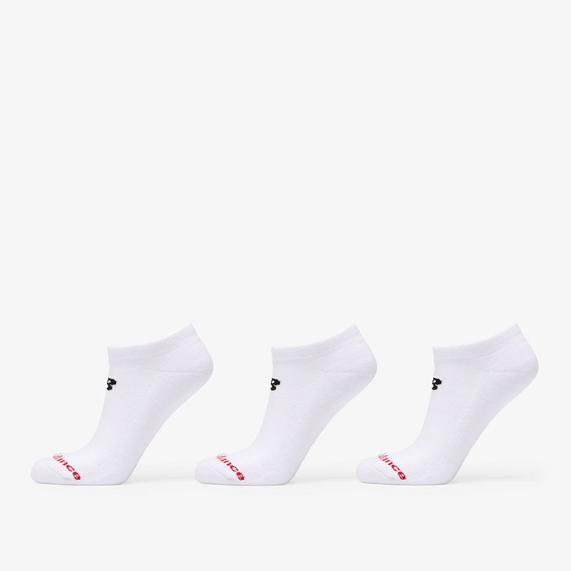 Чорапи New Balance Everyday No Show Socks 3-Pack Бяло | LAS51453WT