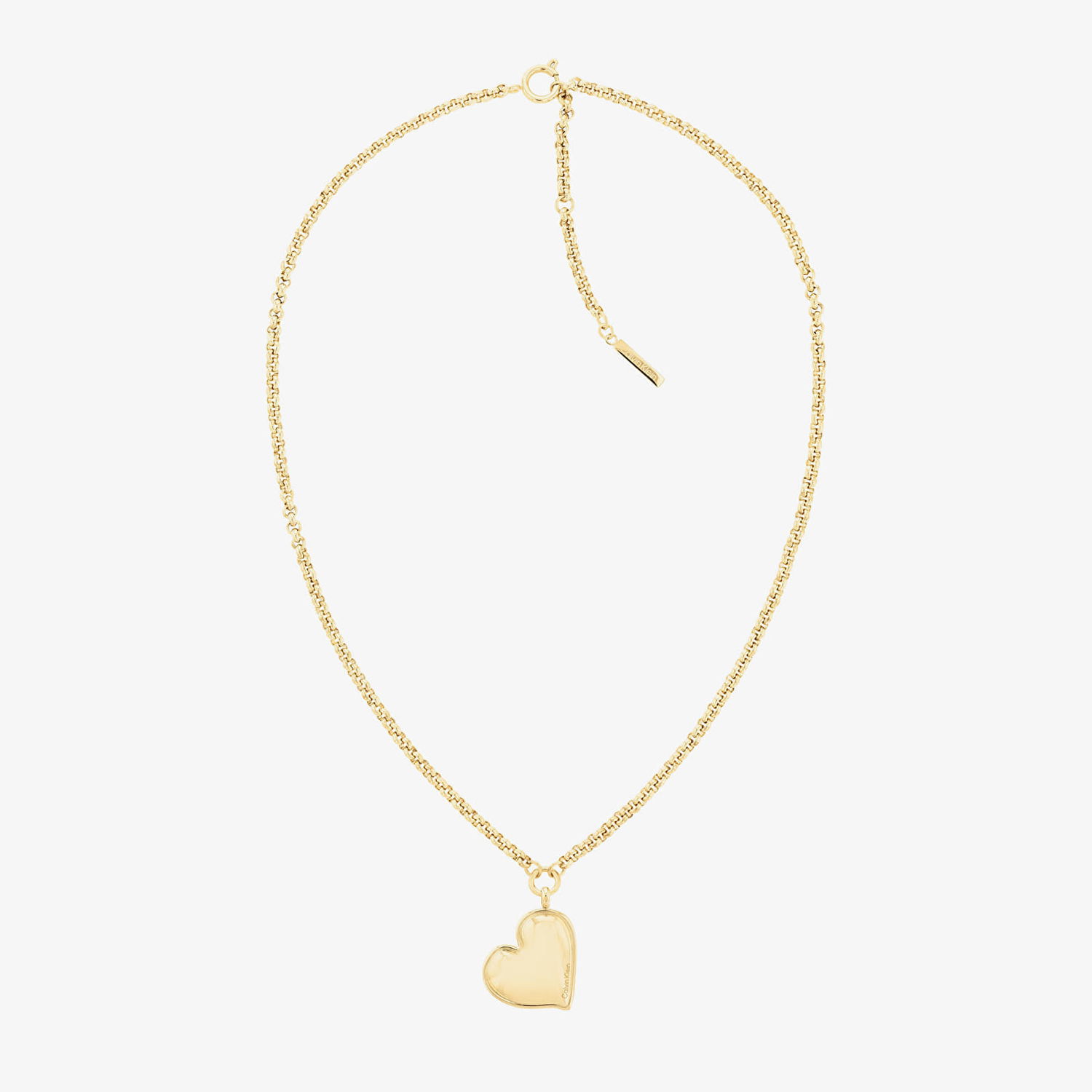 Колие CALVIN KLEIN Heart Pendant Chain Necklace Металик | 35000295, 1