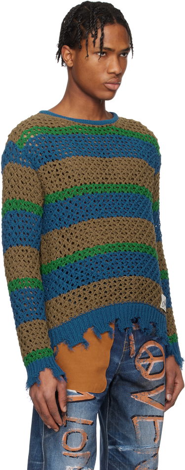 Пуловер Andersson Bell Andersson Bell Damaged Stripe Knit Sweater Многоцветен | atb1239u, 4