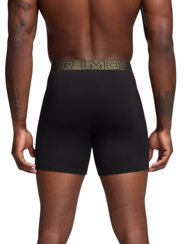 Боксерки Under Armour Under Armour Solid 6in 3-Pack Boxer Shorts Зелено | 1383889-005, 2