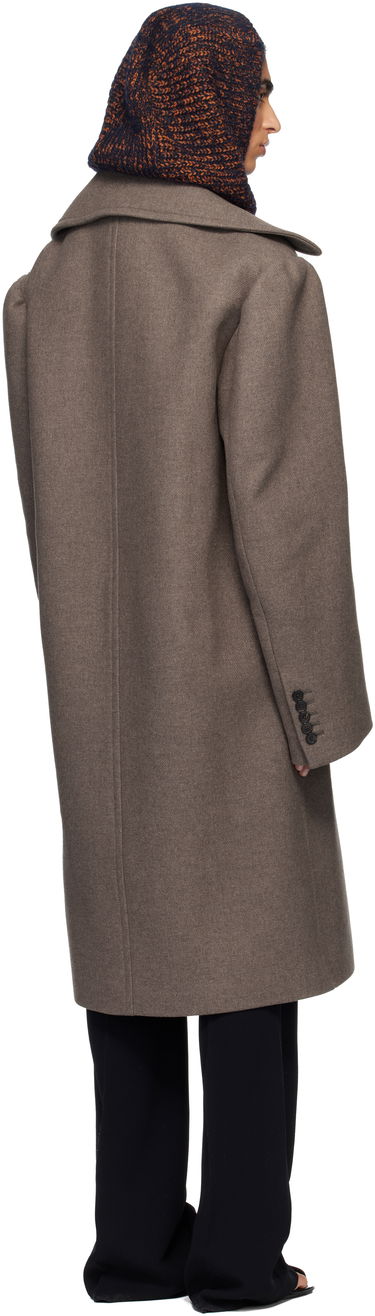 Палта Dries Van Noten Dries Van Noten Double-Breasted Coat Кафяво | 252-010270-2216, 2