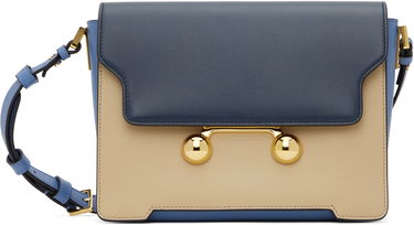 Чанта през рамо Marni Marni Trunkaroo Medium Leather Shoulder Bag Бежово | SBMP0195U1 P6948, 0