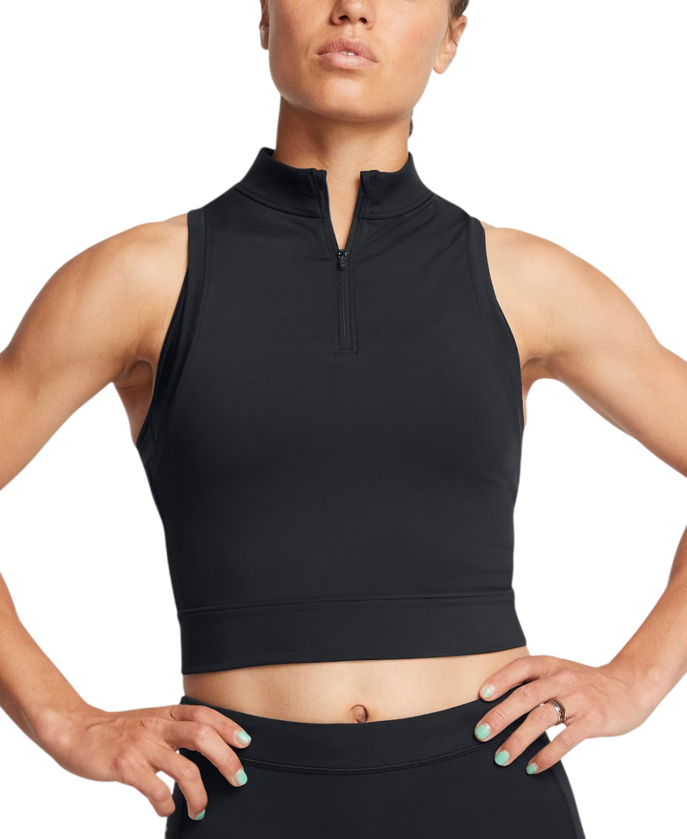 Потник Under Armour Under Armour UA Run Anywhere Crop Tank Top Черно | 1386344-001, 0