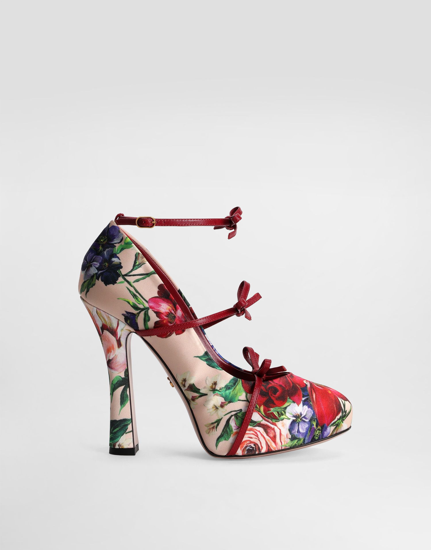 Аксесоари Dolce & Gabbana Dolce & Gabbana Floral Print Satin Slingback Pumps Многоцветен | CD1944A9Q72H25PR, 0