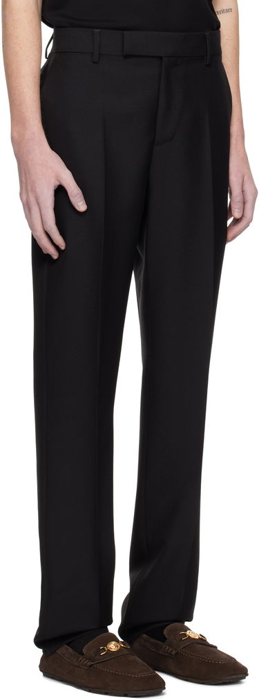 Панталони Versace Formal Mohair-Blend Trousers Черно | 1016648_1A11068, 1