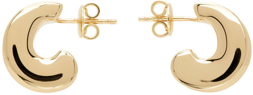 Обеци Bottega Veneta Hoop Earrings Металик | 765203 VAHU0, 0