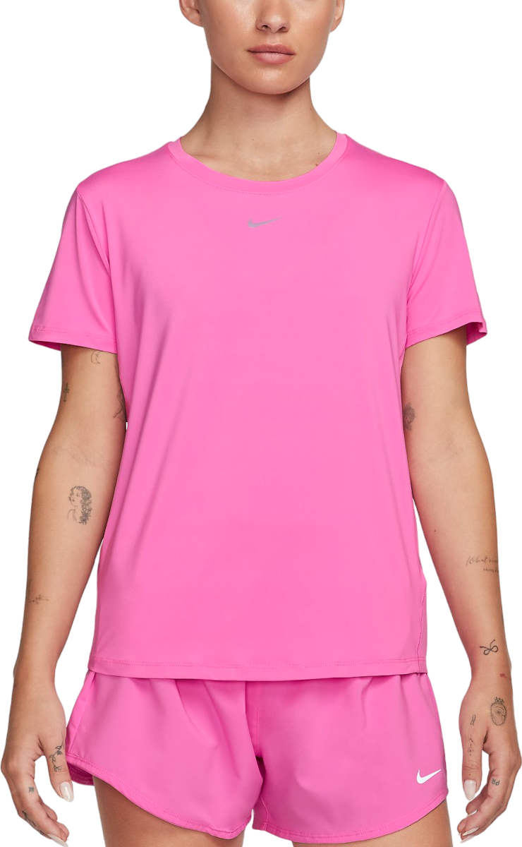 Тениска Nike W NK ONE CLASSIC DF SS TOP Розово | fn2798-675