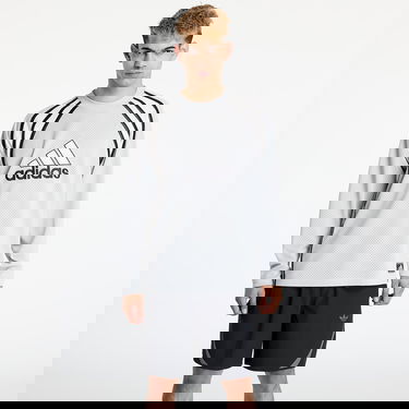 Пуловер adidas Performance Mesh Long Sleeve Warm Up Top Сиво | JD5375, 4