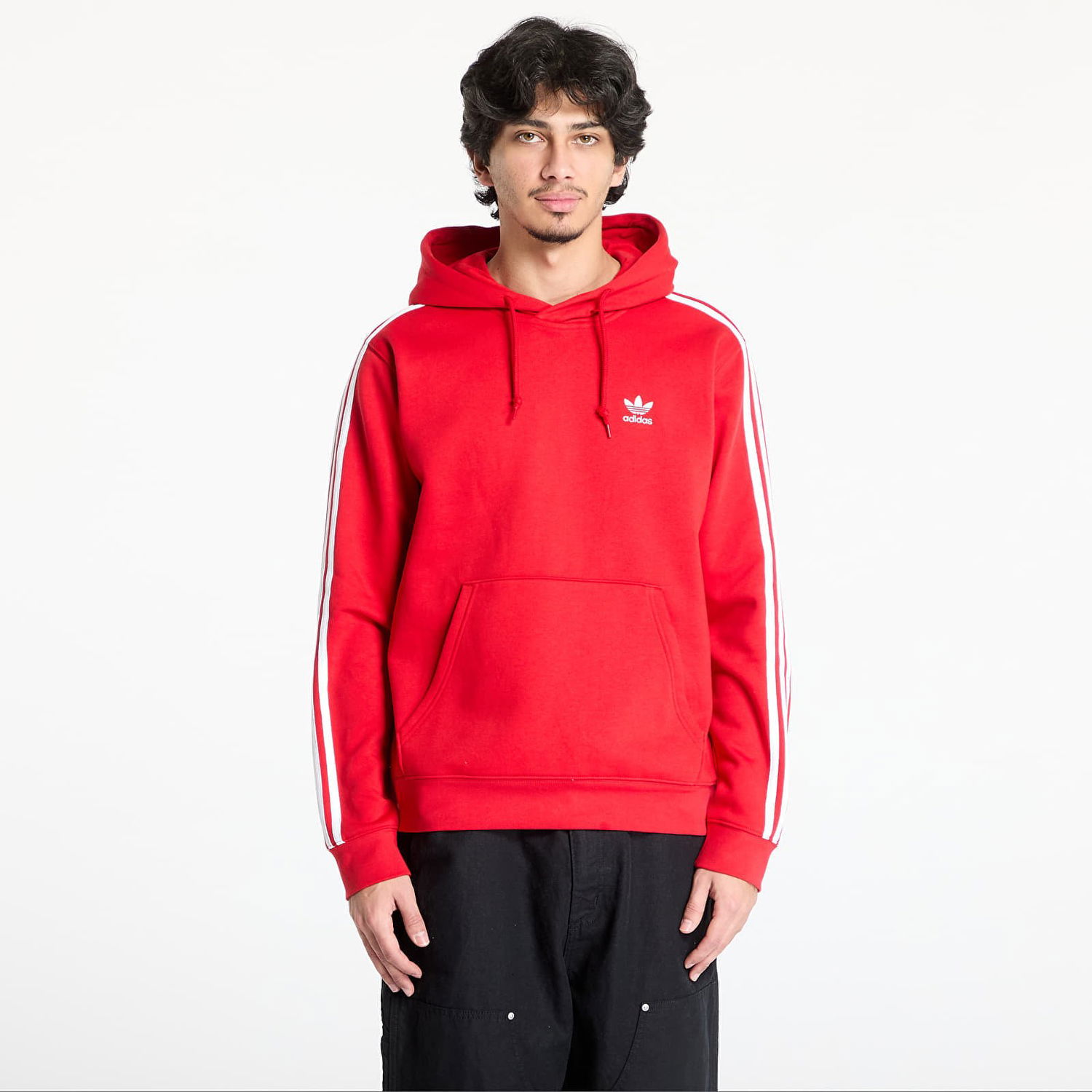 Суитчър adidas Originals Adicolor Classics 3-Stripes Hoodie Червено | IR9868, 0