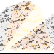 Bear and Duck Pattern Flannel Shirt