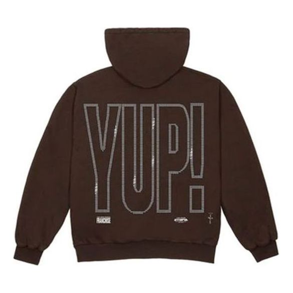 Суитчър Cactus Jack by Travis Scott Travis Scott YUP! Hoodie Кафяво | TC-357