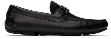 Кецове и обувки FERRAGAMO Salvatore Ferragamo Gancini Ornament Loafers Черно | 775576, 0