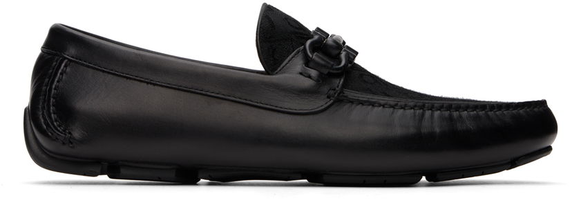 Кецове и обувки FERRAGAMO Salvatore Ferragamo Gancini Ornament Loafers Черно | 775576