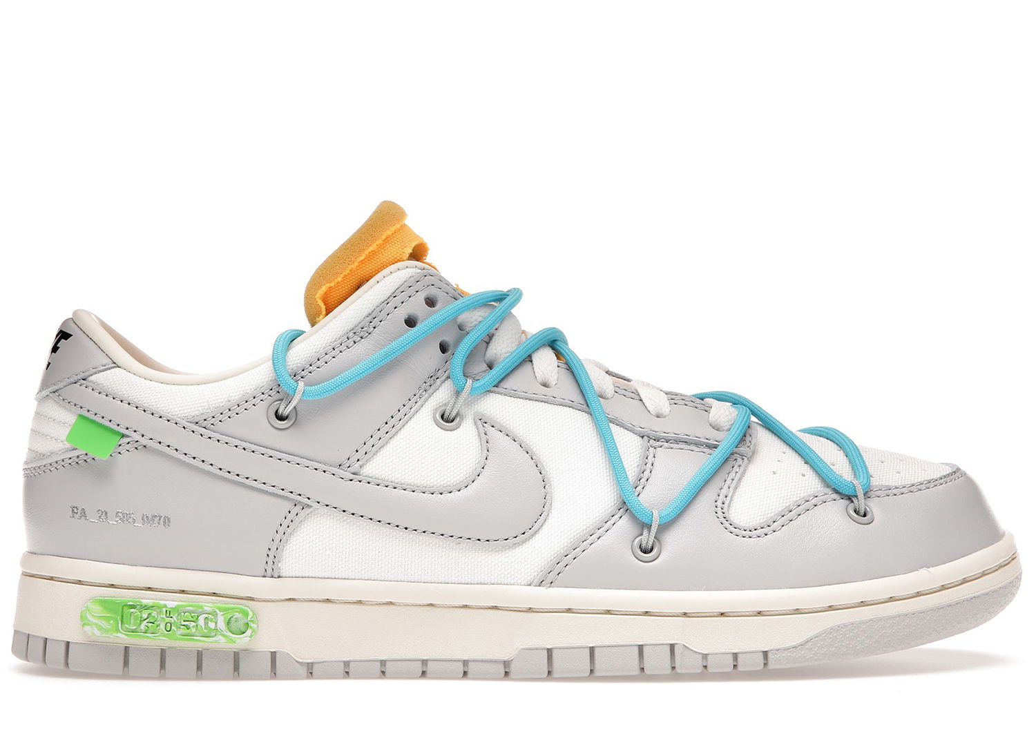 Кецове и обувки Nike Dunk Low Off-White Lot 2 Сиво | DM1602-115, 0