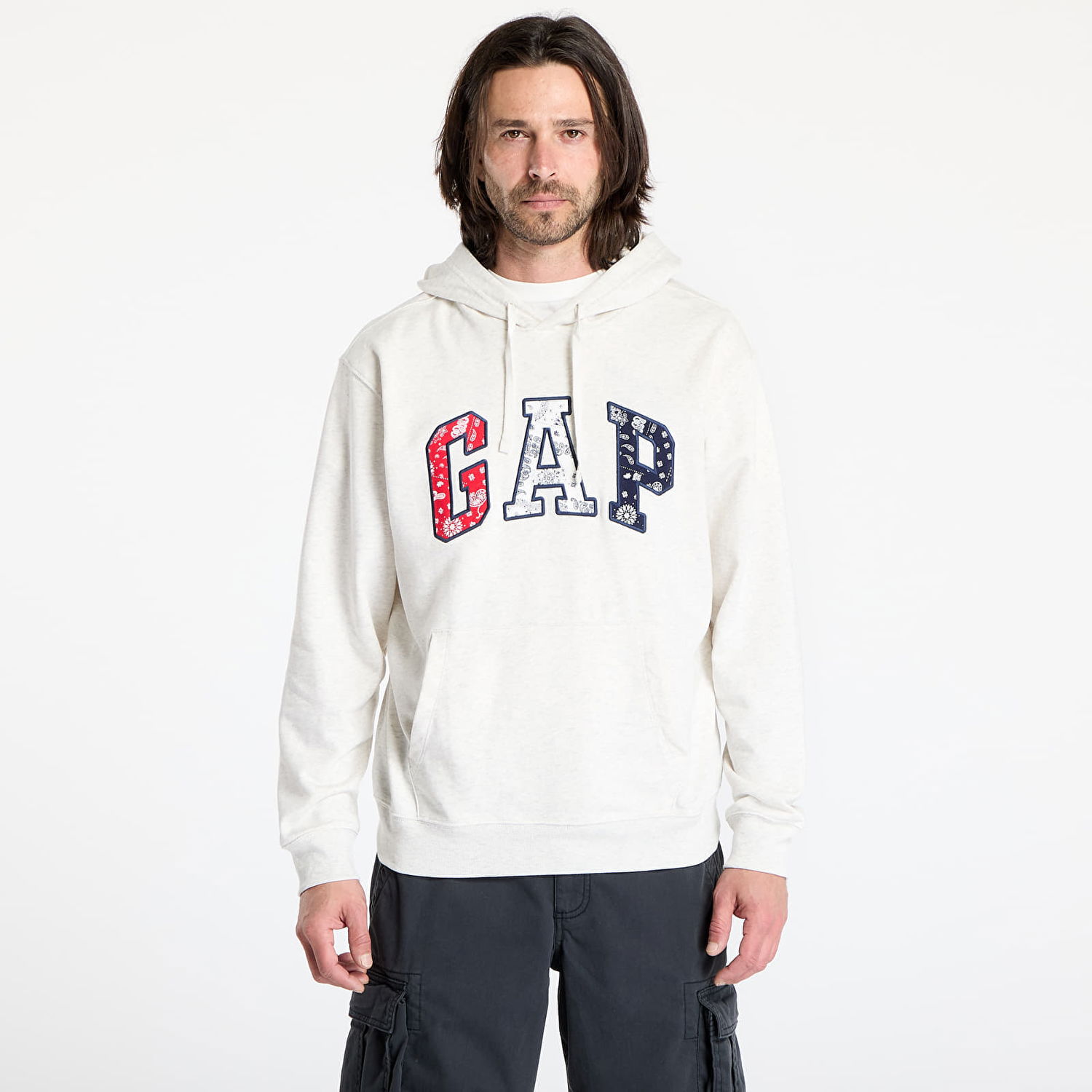 Суитчър GAP GAP Americana Hoodie Бяло | 767818-00, 0