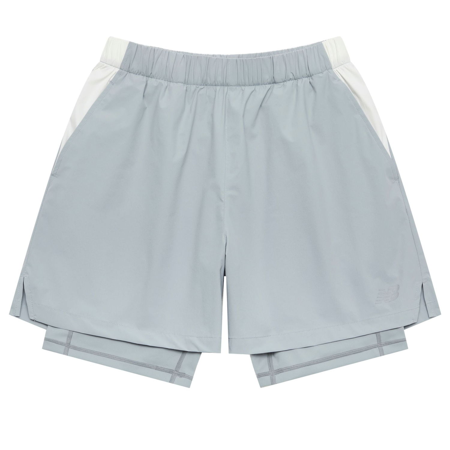 Къси панталони New Balance 2-In-1 Logo Training Shorts Сиво | NVE25121-GR, 0