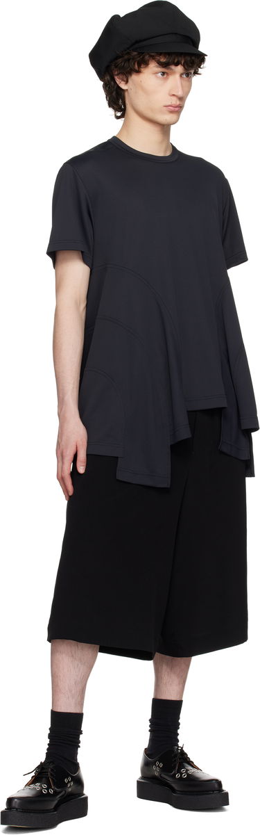 Тениска Comme des Garçons Homme Plus Polyester Honeycomb T-Shirt Черно | PO-T025-051, 3