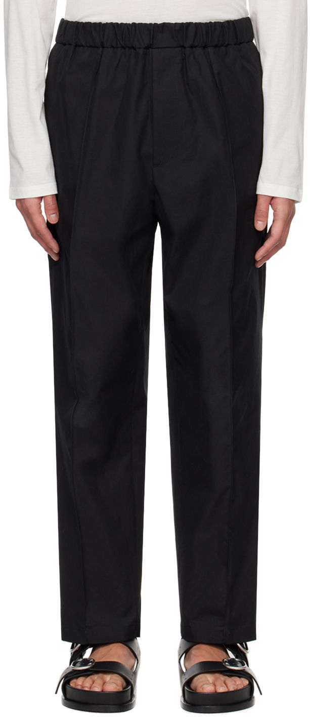 Панталони Jil Sander Tapered Trousers Черно | J21KA0012_J45218, 0