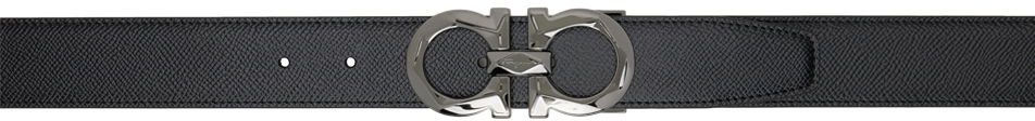 Колани FERRAGAMO Ferragamo Gancini Reversible Belt Сиво | 725421 67A161003, 0