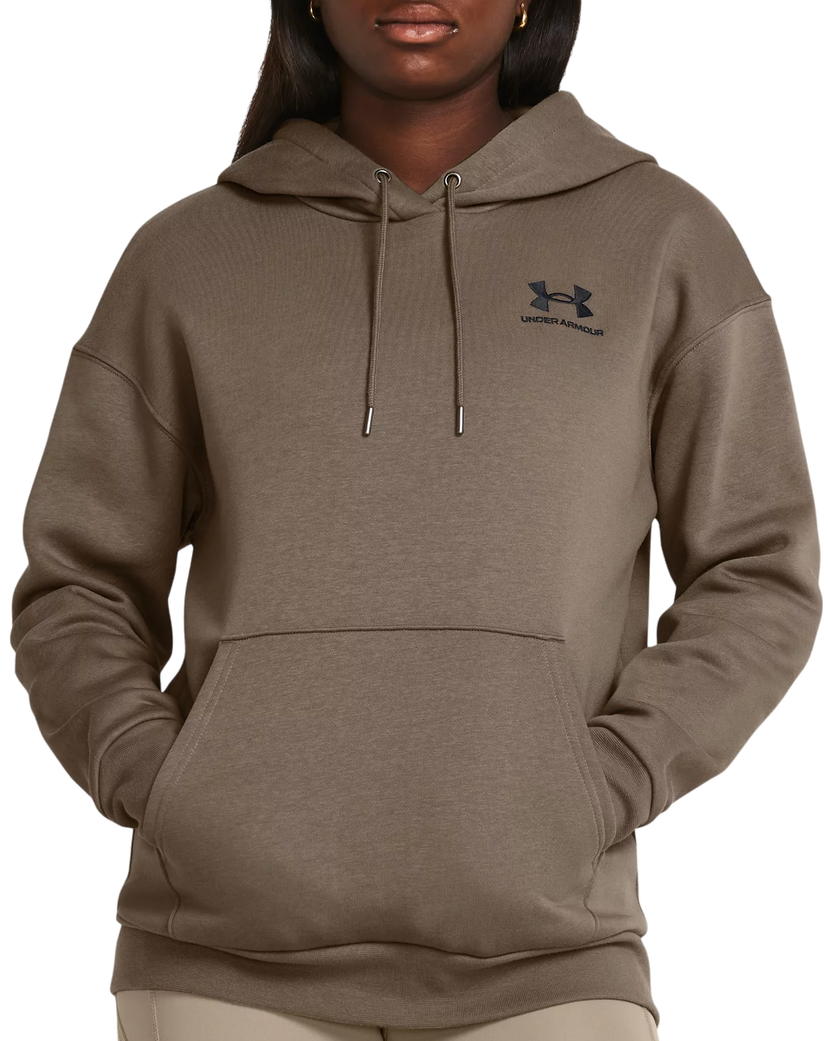 Суитчър Under Armour Essential Fleece Hooded Sweatshirt Кафяво | 1373033-200
