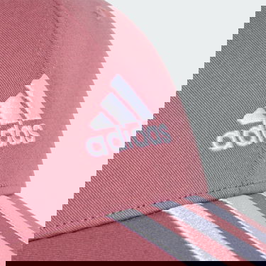 Шапка с козирка adidas Performance 3-Stripes Cotton Twill Baseball Розово | IY7755, 3