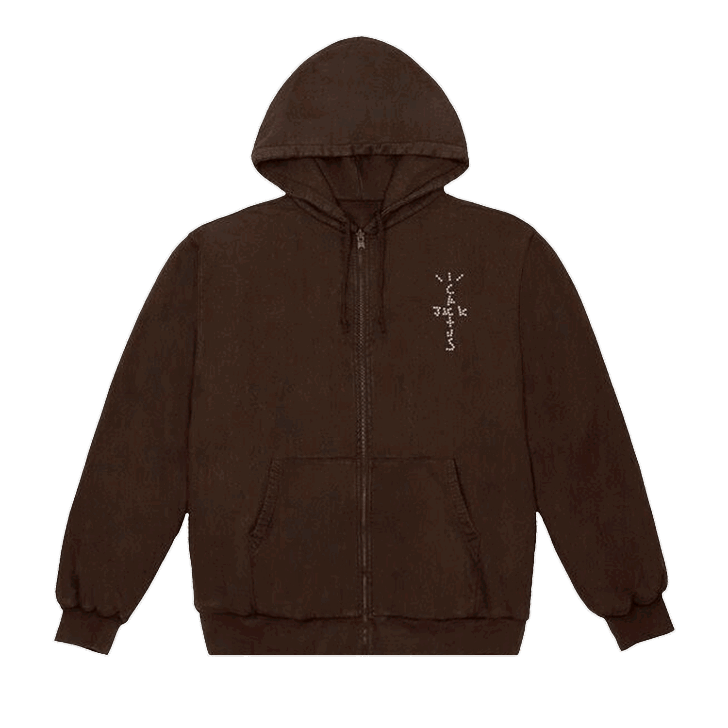 Суитчър Cactus Jack by Travis Scott YUP! Zip Hoodie Кафяво | CJMFHS09 BROW, 0