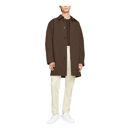 Тренчкот Nike Minimalistic Mid-Length Trench Coat Кафяво | DH2902-220, 0