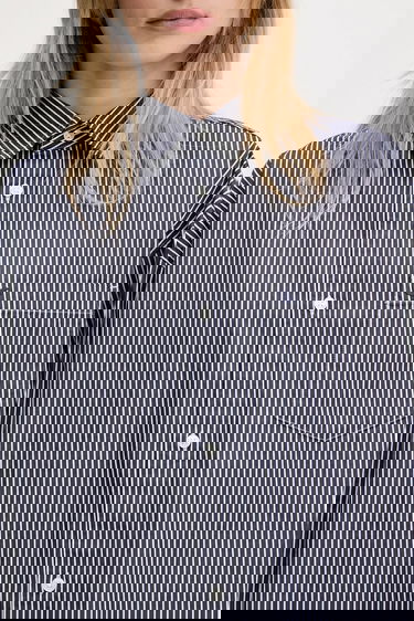 Риза Carhartt WIP Arvin L/S Shirt Relaxed Fit Striped Classic Collar Тъмно синьо | I034560.2XXXX, 3