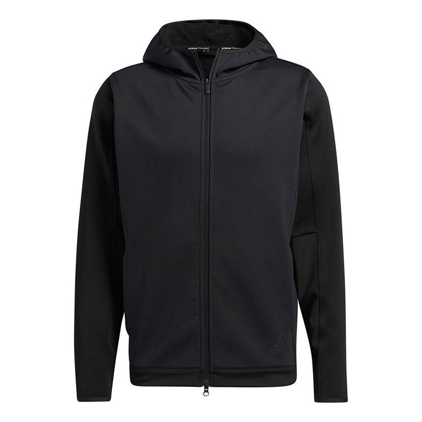 Суитчър adidas Originals Winterized Training Hooded Jacket Черно | H35944
