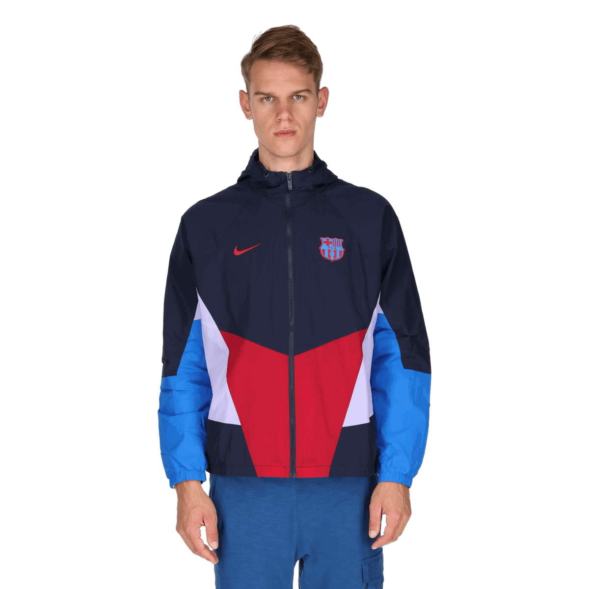 Ветровка Nike FC Barcelona Woven Jacket Тъмно синьо | DA2957-620, 0