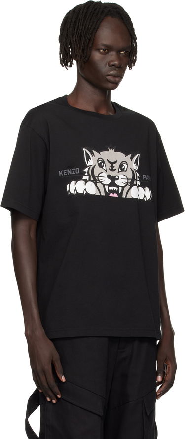 Тениска KENZO Kenzo 'Happy Tiger' Oversized T-Shirt Черно | FF65TS4514SG, 1