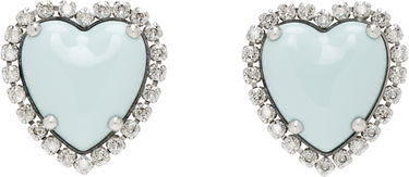 Обеци Valentino Valentino Garavani Hyperbole Heart Earrings Синьо | 6W0J0Z47CEL, 0