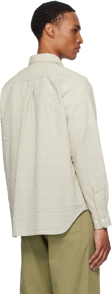 Риза NORSE PROJECTS Norse Projects Mo Oversized Check Shirt Бежово | N40-0820, 2