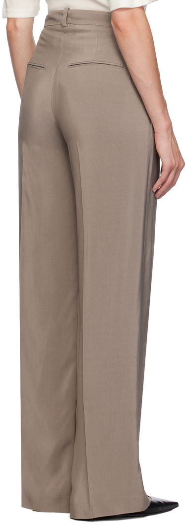 Панталони Anine Bing Anine Bing Dolan Wide-Leg Trousers Бежово | A-03-3343-TPU23, 2